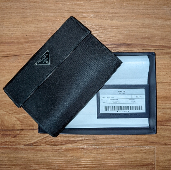 Prada Handbags - SALE Authentic Vintage Prada Tessuto Wallet Black